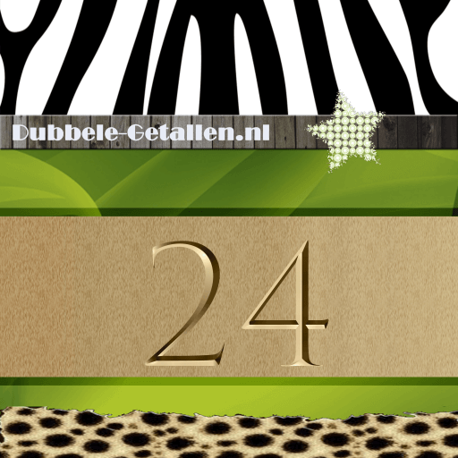 Nummer 24 Dubbele-getallen